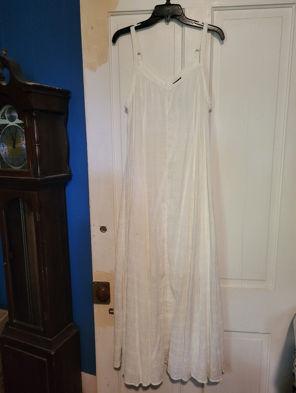 NWT Torrid White Cotton Maxi Slip Dress